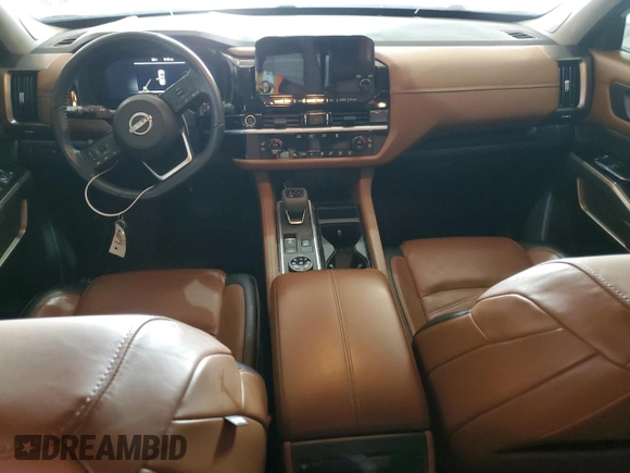 2022 Nissan Pathfinder Platinum with VIN 5N1DR3DK0NC215464, listed as a Copart auction lot 55398925 with 85,302 mi miles and Salvage title. Bid and sale history available at DreamBid. Image 8.