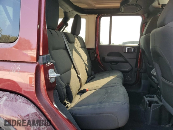 2022 Jeep Wrangler Unlimited Sahara Altitude with VIN 1C4HJXEG6NW117231, listed as a Copart auction lot 71226934 with 36,897 mi miles and Clean title. Bid and sale history available at DreamBid. Image 11.