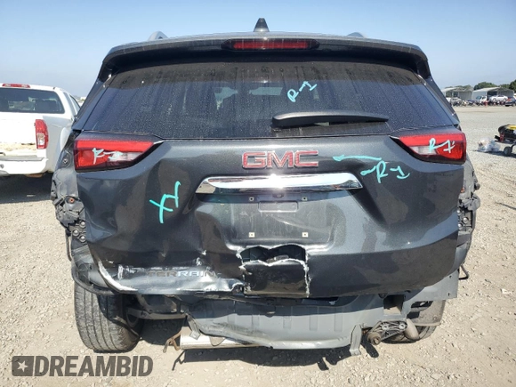 2020 GMC Terrain SLT with VIN 3GKALPEV3LL234587, listed as a Copart auction lot 61223135 with 37,989 mi miles and Salvage title. Bid and sale history available at DreamBid. Image 6.
