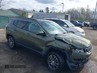 2017 Jeep Compass Latitude with VIN 3C4NJDBB4HT616730, listed as a IAAI auction lot 41916417 with 159,449 mi miles. Bid and sale history available at carsss.com. Image 1.