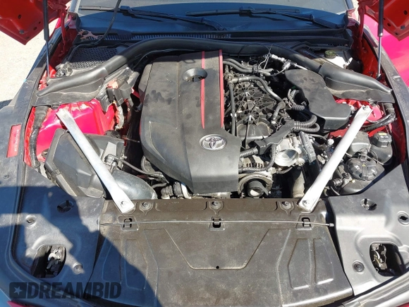 2021 Toyota Supra 3.0 with VIN WZ1DB0C08MW036515, listed as a IAAI auction lot 41832740 with 40,137 mi miles and . Bid and sale history available at DreamBid. Image 10.