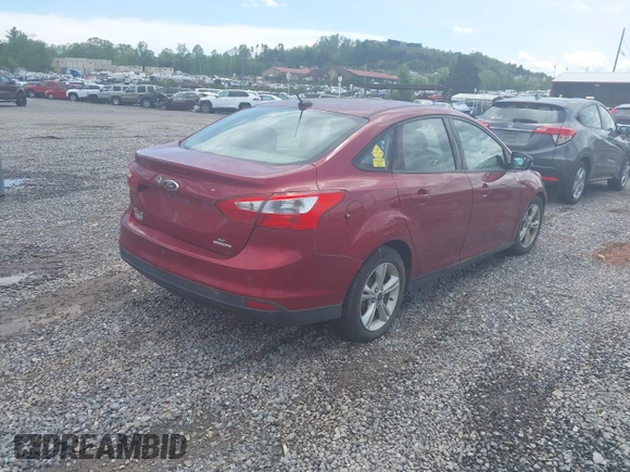 2014 Ford Focus SE with VIN 1FADP3F21EL447407, listed as a IAAI auction lot 42106972 with Not Provided miles and . Bid and sale history available at carsss.com. Image 4.