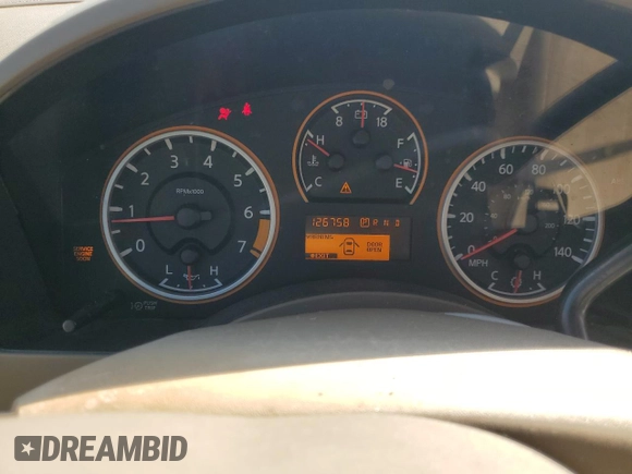 2009 Nissan Titan SE with VIN 1N6BA07D69N306356, listed as a Copart auction lot 63165873 with 126,758 mi miles and Salvage Title. Bid and sale history available at carsss.com. Image 9.