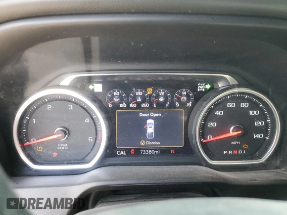 2022 Chevrolet Silverado 3500HD High Country with VIN 1GC4YVEY3NF128145, listed as a Copart auction lot 65826474 with 73,380 mi miles and Salvage Title. Bid and sale history available at carsss.com. Image 9.