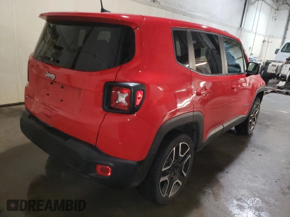 2021 Jeep Renegade Jeepster z VIN ZACNJDAB8MPM81851, wystawiony jako Copart lot #49913615 z przebiegiem 56 130 mil mil oraz Czysty tytuł • Clean title. Historia ofert i sprzedaży dostępna na DreamBid. Obrazek 3.