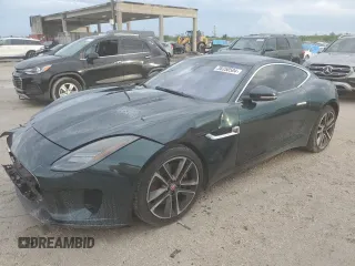 2020 Jaguar F-Type P300 with VIN SAJDD1GX6LCK65671, listed as a Copart auction lot 38350504 with 29,189 mi miles and Salvage Title. Bid and sale history available at DreamBid. Image 1.