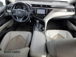 2019 Toyota Camry LE with VIN 4T1B11HK8KU724706, listed as a Copart auction lot 43441795 with 55,822 mi miles and Salvage Title. Bid and sale history available at carsss.com. Image 8.