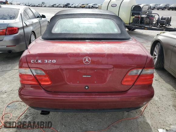 1999 Mercedes-Benz CLK 320/430 z VIN WDBLK65G6XT026223, wystawiony jako Copart lot #75452344 z przebiegiem Nie podano mil oraz Szkoda całkowita • Salvage title. Historia ofert i sprzedaży dostępna na DreamBid. Obrazek 6.