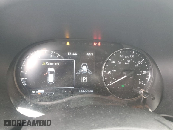 2023 Nissan Kicks SV with VIN 3N1CP5CV0PL513701, listed as a Copart auction lot 48261575 with 71,370 mi miles and Salvage Title. Bid and sale history available at DreamBid. Image 9.