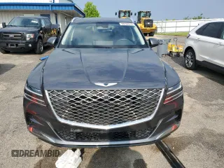 2021 Genesis GV80 with VIN KMUHBDSB1MU040490, listed as a Copart auction lot 58722915 with 49,981 mi miles and Salvage title. Bid and sale history available at DreamBid. Image 5.
