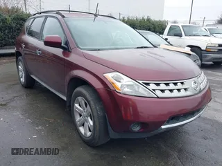 2007 Nissan Murano S with VIN JN8AZ08W37W663397, listed as a IAAI auction lot 41552454 with 236,888 mi miles and . Bid and sale history available at DreamBid. Image 1.