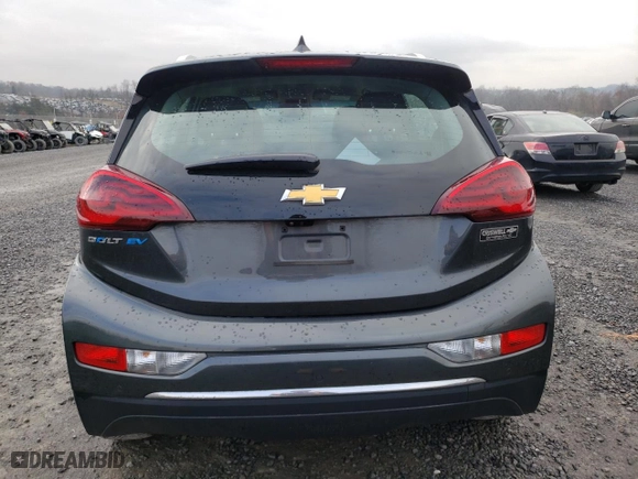 2021 Chevrolet Bolt EV Premier with VIN 1G1FZ6S08M4100208, listed as a Copart auction lot 80978984 with 77,184 mi miles and Salvage Title. Bid and sale history available at carsss.com. Image 6.