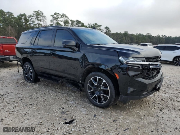 2021 Chevrolet Tahoe RST with VIN 1GNSKRKD7MR300909, listed as a Copart auction lot 85674824 with 98,922 mi miles and Clean Title. Bid and sale history available at carsss.com. Image 4.