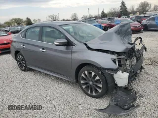 2017 Nissan Sentra SR Turbo with VIN 3N1CB7AP8HY339198, listed as a Copart auction lot 52327655 with Not Provided miles and Salvage Title. Bid and sale history available at DreamBid. Image 4.