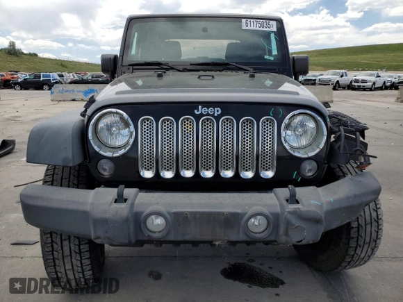 2014 Jeep Wrangler Sport with VIN 1C4AJWAG8EL159953, listed as a Copart auction lot 61175035 with 137,480 mi miles and Salvage title. Bid and sale history available at DreamBid. Image 5.