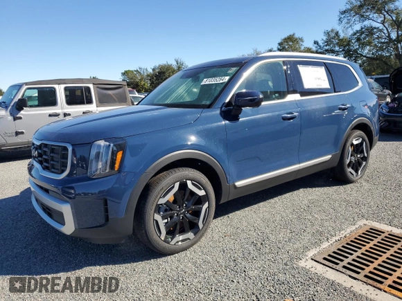 2025 Kia Telluride S with VIN 5XYP64GC1SG569196, listed as a Copart auction lot 81035284 with Not Provided miles and Salvage Title. Bid and sale history available at DreamBid. Image 1.