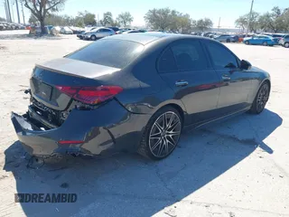 2024 Mercedes-Benz C 43 AMG with VIN W1KAF8HB4RR158637, listed as a IAAI auction lot 41586886 with 3,022 mi miles and . Bid and sale history available at DreamBid. Image 4.