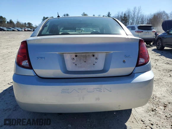 2006 Saturn ION z VIN 1G8AL55B86Z148902, wystawiony jako Copart lot #48575455 z przebiegiem 53 879 mil mil oraz Czysty tytuł • Clean title. Historia ofert i sprzedaży dostępna na DreamBid. Obrazek 6.
