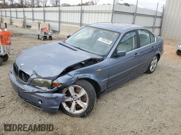 2005 BMW 3 Series 330xi with VIN WBAEW53455PN40181, listed as a Copart auction lot 77047263 with 111,000 mi miles and Salvage Title. Bid and sale history available at DreamBid. Image 1.