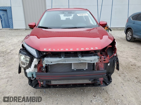 2024 Mitsubishi Eclipse Cross ES with VIN JA4ATUAAXRZ047520, listed as a Copart auction lot 73938724 with 7,563 mi miles and Salvage title. Bid and sale history available at DreamBid. Image 5.