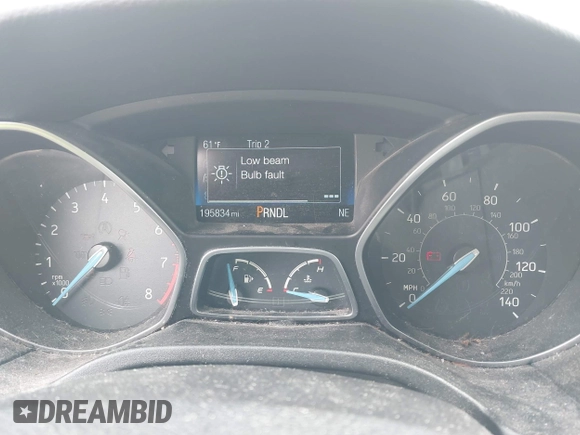 2015 Ford Focus SE with VIN 1FADP3K27FL303111, listed as a IAAI auction lot 41802182 with 195,834 mi miles and . Bid and sale history available at DreamBid. Image 7.