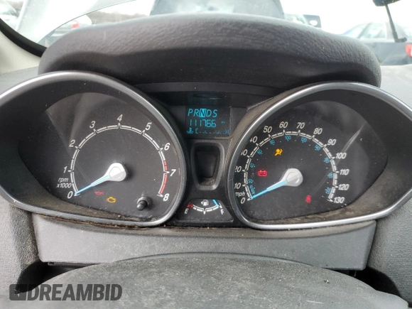 2017 Ford Fiesta SE with VIN 3FADP4EJ9HM165713, listed as a Copart auction lot 52184925 with 111,766 mi miles and Salvage Title. Bid and sale history available at carsss.com. Image 9.