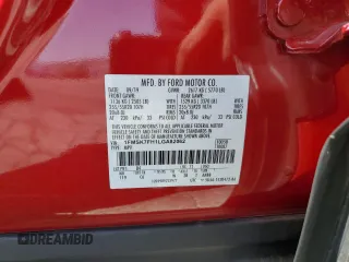 2020 Ford Explorer Limited z VIN 1FMSK7FH1LGA82062, wystawiony jako Copart lot #58261415 z przebiegiem 45 282 mil mil oraz Szkoda całkowita • Salvage title. Historia ofert i sprzedaży dostępna na DreamBid. Obrazek 13.