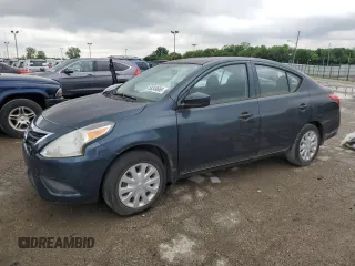 2016 Nissan Versa S with VIN 3N1CN7AP5GL898288, listed as a Copart auction lot 58349665 with 48,753 mi miles and Salvage title. Bid and sale history available at DreamBid. Image 1.
