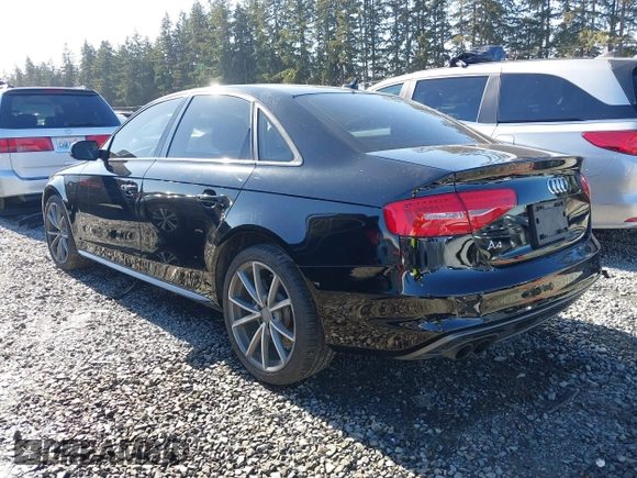 2016 Audi A4 Premium with VIN WAUAFAFL0GN012721, listed as a IAAI auction lot 41675837 with 46,419 mi miles. Bid and sale history available at carsss.com. Image 3.