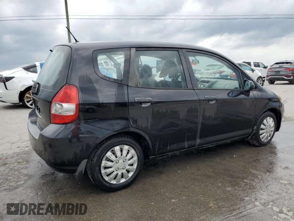 2008 Honda Fit with VIN JHMGD38458S004152, listed as a Copart auction lot 57236925 with 154,411 mi miles and Salvage title. Bid and sale history available at DreamBid. Image 3.