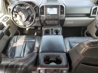 2018 Ford F-150 XL with VIN 1FTEW1EG6JFA90964, listed as a Copart auction lot 59808695 with 144,626 mi miles and Salvage title. Bid and sale history available at DreamBid. Image 8.