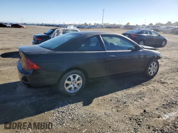 2003 Honda Civic LX with VIN 1HGEM21563L062913, listed as a Copart auction lot 82709824 with 243,989 mi miles and Salvage Title. Bid and sale history available at DreamBid. Image 3.