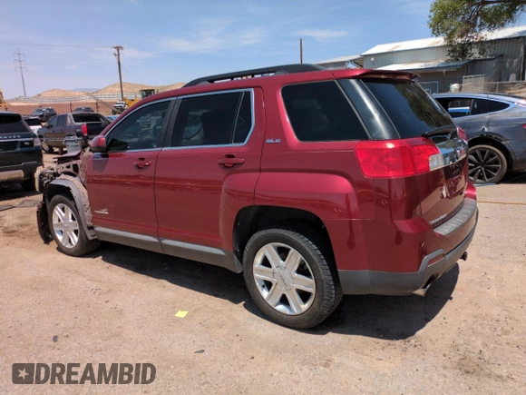 2011 GMC Terrain SLE-2 with VIN 2CTFLSE5XB6371084, listed as a Copart auction lot 59399795 with 104,225 mi miles and Salvage title. Bid and sale history available at DreamBid. Image 2.