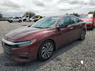 2019 Honda Insight Touring with VIN 19XZE4F98KE019962, listed as a Copart auction lot 51412635 with 88,756 mi miles and Non Repairable. Bid and sale history available at carsss.com. Image 1.