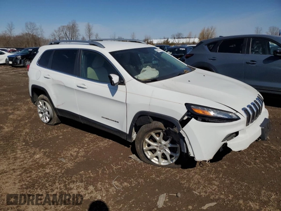 2016 Jeep Cherokee Latitude with VIN 1C4PJLCB9GW275402, listed as a Copart auction lot 49415715 with 0 mi miles and Salvage Title. Bid and sale history available at carsss.com. Image 4.