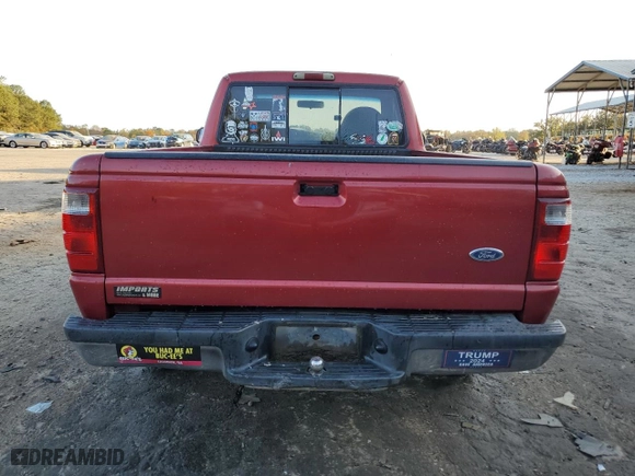 2001 Ford Ranger XL with VIN 1FTYR10DX1TA93403, listed as a Copart auction lot 79127184 with 214,269 mi miles and Salvage Title. Bid and sale history available at carsss.com. Image 6.