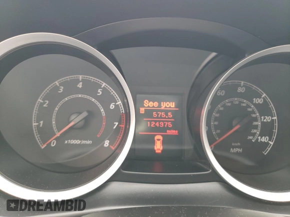2013 Mitsubishi Lancer SE with VIN JA32V2FW1DU010468, listed as a Copart auction lot 73953524 with 124,975 mi miles and Salvage Title. Bid and sale history available at carsss.com. Image 9.