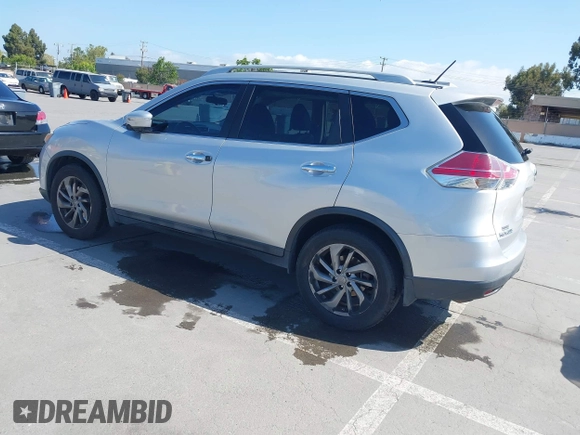 2015 Nissan Rogue SL with VIN 5N1AT2MV5FC865790, listed as a IAAI auction lot 42140295 with 127,782 mi miles. Bid and sale history available at carsss.com. Image 3.