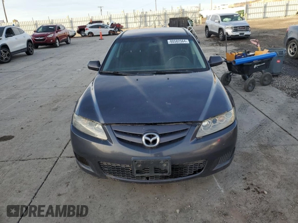 2007 Mazda 6 i Sport VE with VIN 1YVHP84C675M24095, listed as a Copart auction lot 80582564 with 196,394 mi miles and Salvage Title. Bid and sale history available at DreamBid. Image 5.