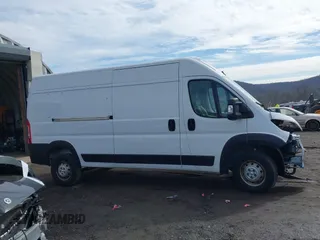 2023 Ram ProMaster Cargo with VIN 3C6MRVHG1PE543548, listed as a IAAI auction lot 41616864 with 41,453 mi miles. Bid and sale history available at carsss.com. Image 14.