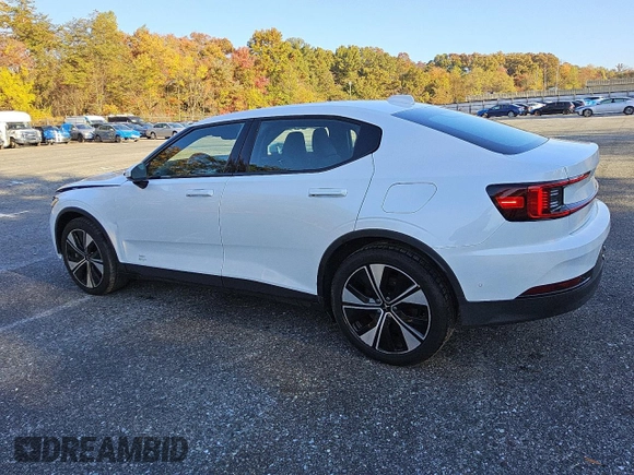 2023 Polestar 2 with VIN YSMEG3KA6PL158770, listed as a Copart auction lot 77612194 with 62,286 mi miles and Clean Title. Bid and sale history available at carsss.com. Image 2.