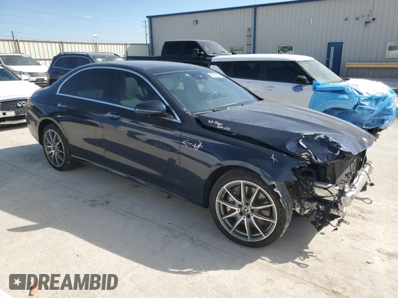 2023 Mercedes-Benz E 350 with VIN W1KZF8EB8PB111186, listed as a Copart auction lot 47231655 with 22,537 mi miles and Salvage Title. Bid and sale history available at DreamBid. Image 4.