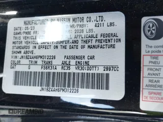 2023 Nissan Z Sport с VIN JN1BZ4AH6PM312226, выставлен на аукционе IAAI как лот 41659805 с пробегом 9 378 миль миль и . История ставок и продаж доступна на DreamBid. Изображение 9.