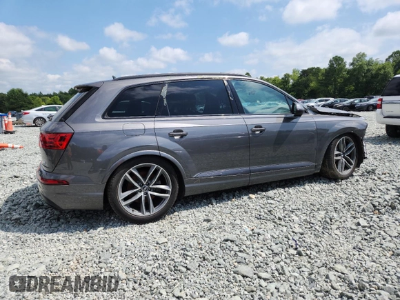 2018 Audi Q7 Prestige with VIN WA1VAAF7XJD033900, listed as a Copart auction lot 64642405 with 87,419 mi miles and Clean title. Bid and sale history available at DreamBid. Image 3.