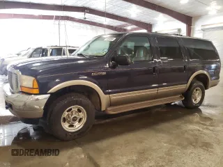 2000 Ford Excursion с VIN 1FMNU43L9YEE34533, выставлен на аукционе Copart как лот 71250094 с пробегом 164 764 миль миль и Чистый • Clean title. История ставок и продаж доступна на DreamBid. Изображение 1.