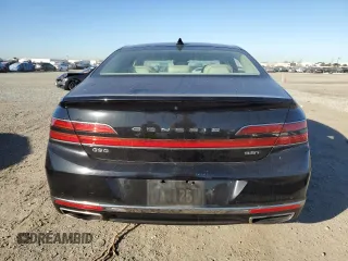 2020 Genesis G90 3.3T Premium with VIN KMTF34PA4LU076259, listed as a Copart auction lot 87943615 with 61,425 mi miles and Salvage Title. Bid and sale history available at carsss.com. Image 6.