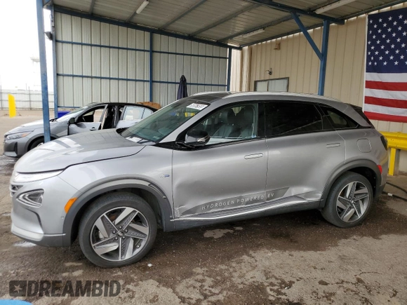 2021 Hyundai NEXO Limited with VIN KM8J84A64MU017143, listed as a Copart auction lot 50567955 with 61,585 mi miles and Clean Title. Bid and sale history available at DreamBid. Image 1.