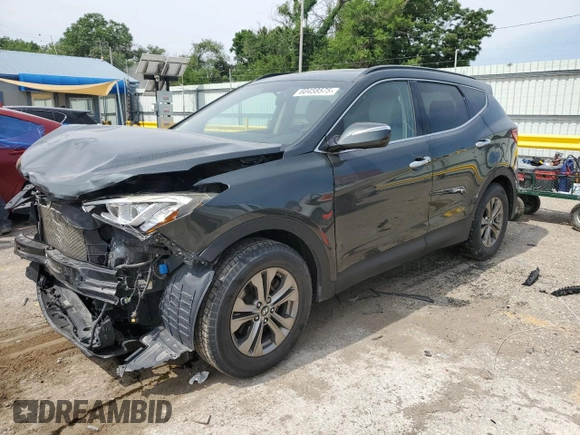 2014 Hyundai Santa Fe with VIN 5XYZU3LBXEG193009, listed as a Copart auction lot 60458575 with 151,230 mi miles and Salvage title. Bid and sale history available at DreamBid. Image 1.
