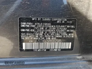 2023 Subaru Crosstrek Special Sports z VIN JF2GTHSC5PH302585, wystawiony jako Copart lot #53133245 z przebiegiem 46 865 mil mil oraz Szkoda całkowita • Salvage title. Historia ofert i sprzedaży dostępna na DreamBid. Obrazek 16.