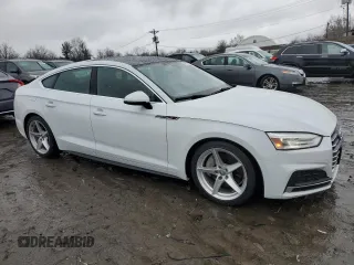 2018 Audi A5 Sportback Premium with VIN WAUDNCF54JA132582, listed as a Copart auction lot 48744714 with 60,921 mi miles. Bid and sale history available at carsss.com. Image 4.